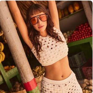 Quay Australia Orange Lens Sunglasses 🕶️